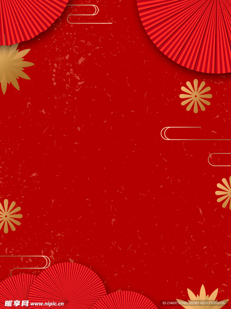 红色背景