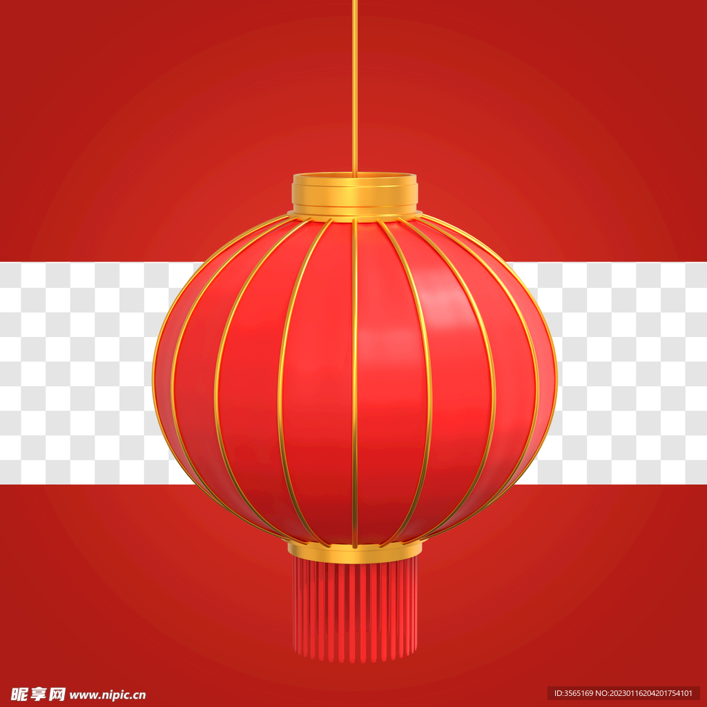传统灯笼psd分层素材