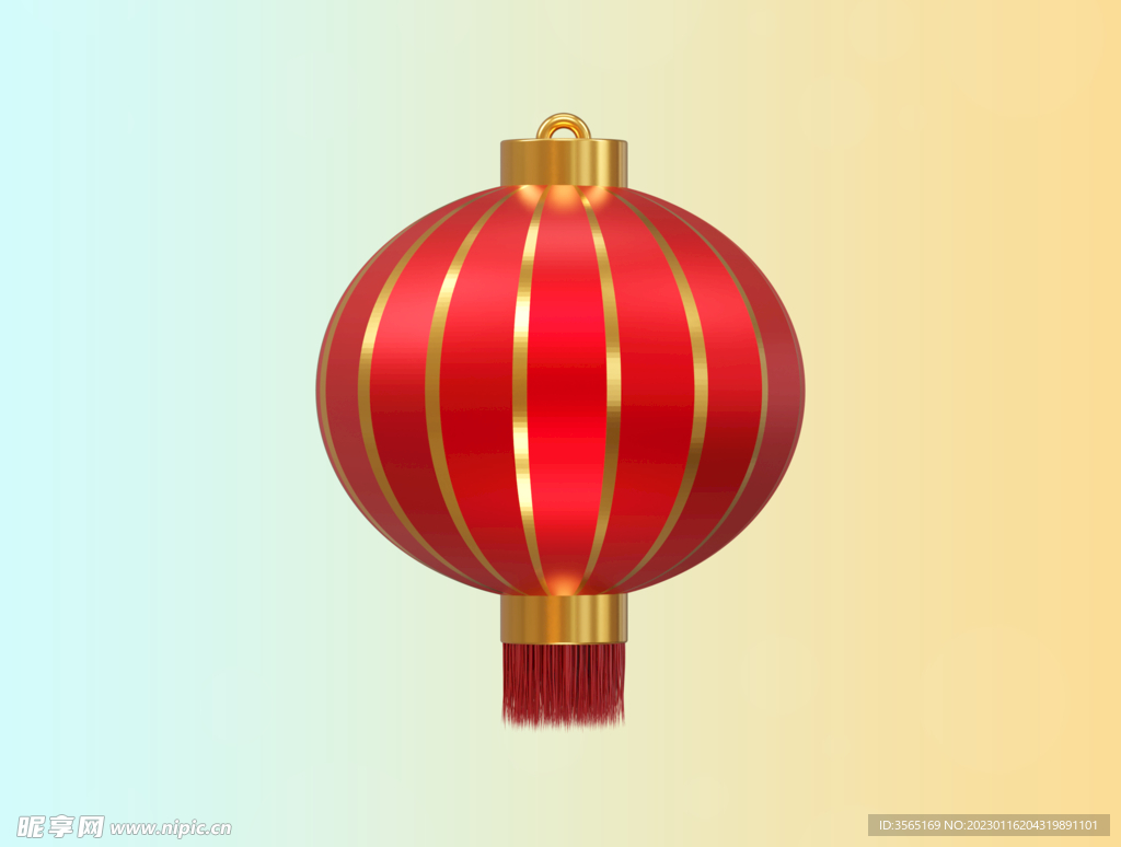 传统灯笼psd分层素材