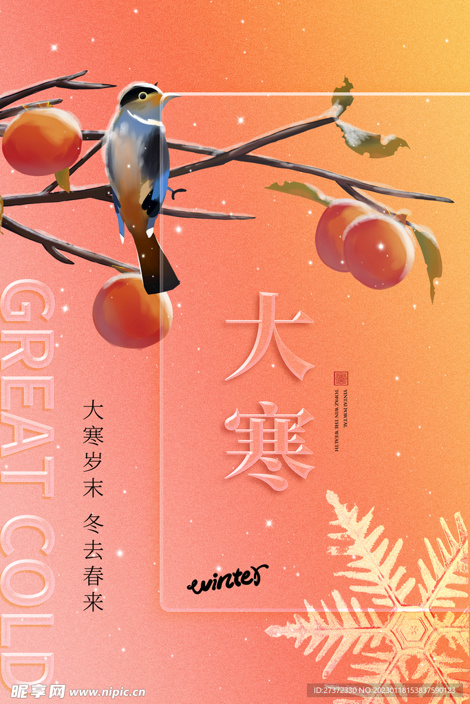 大寒海报