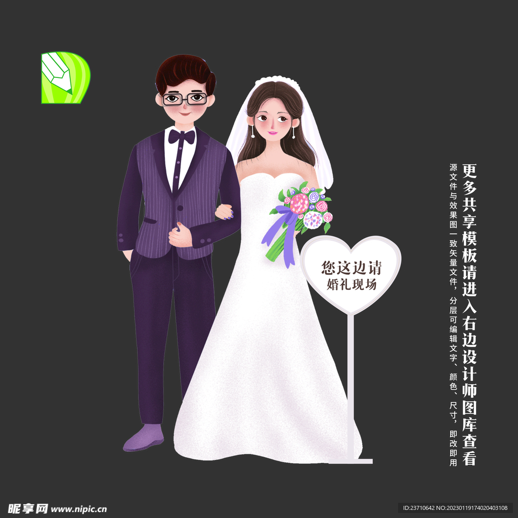 婚礼人物指引