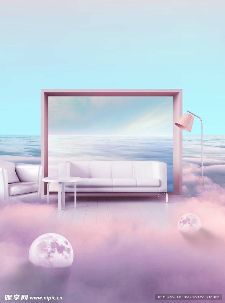  小清新简约创意海报图片