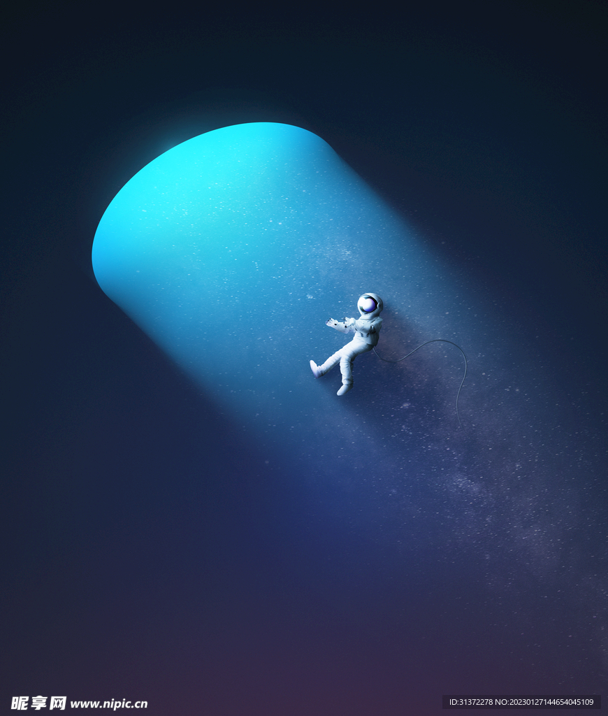 创意星空合成海报图片