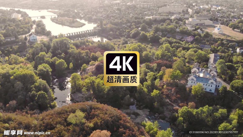 北欧乡村小镇美景