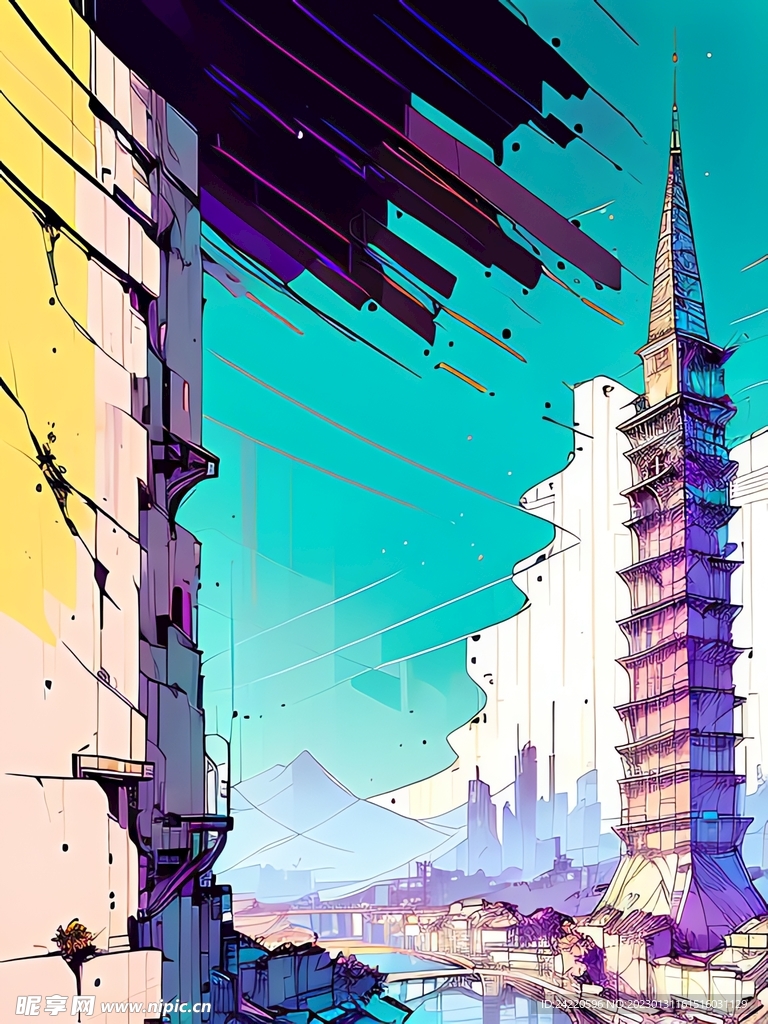 场景插画
