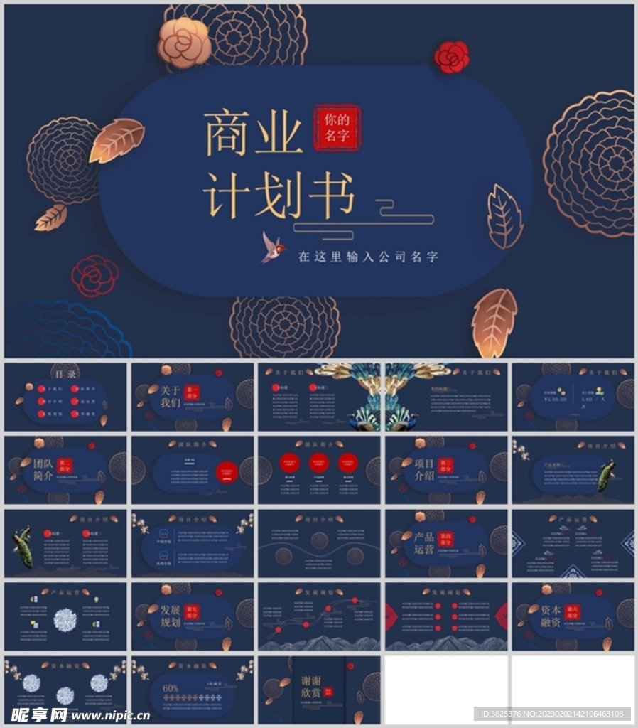 国风商业计划书通用模板