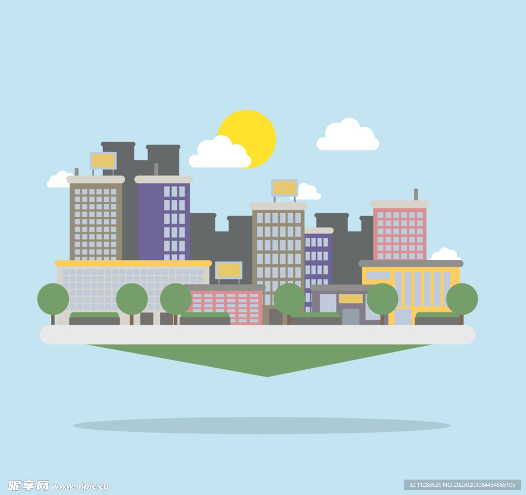 城市矢量素材