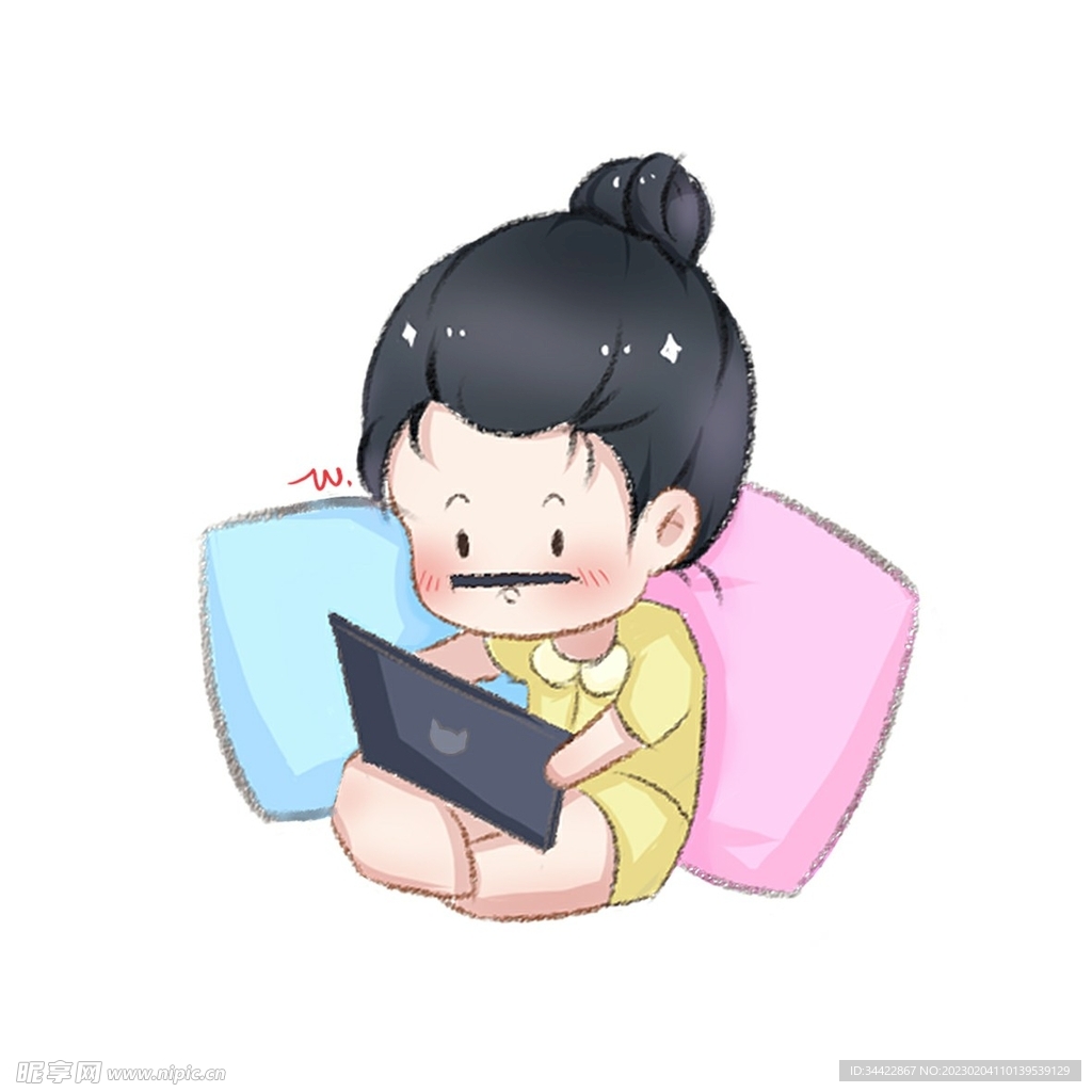 睡前女孩