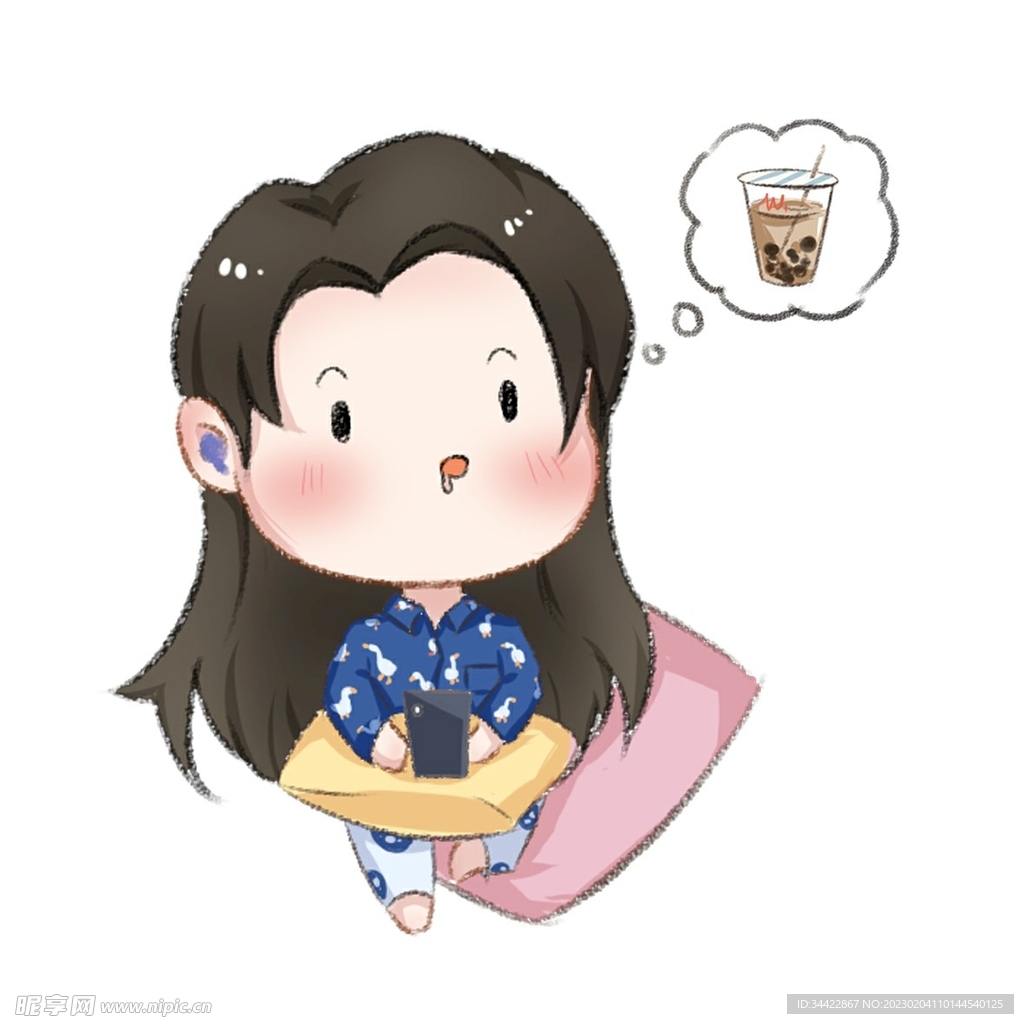 睡前女孩