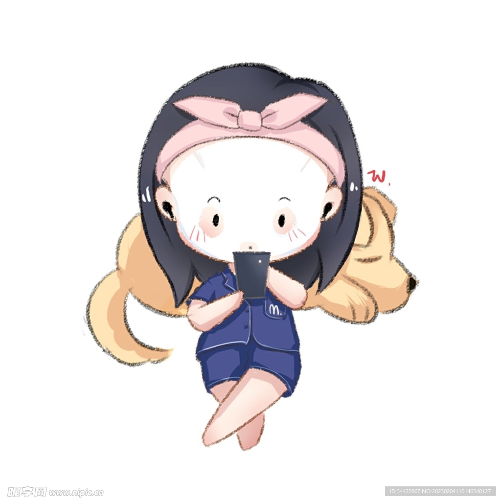 睡前女孩
