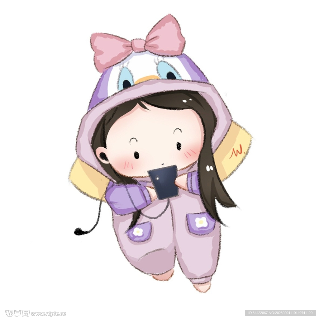 睡前女孩