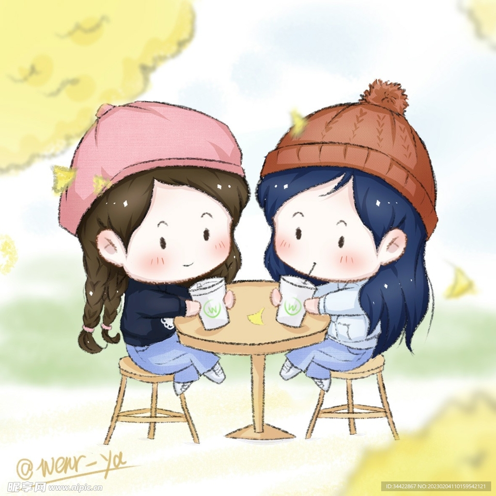 树下女孩