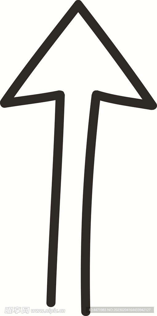 线描箭头 