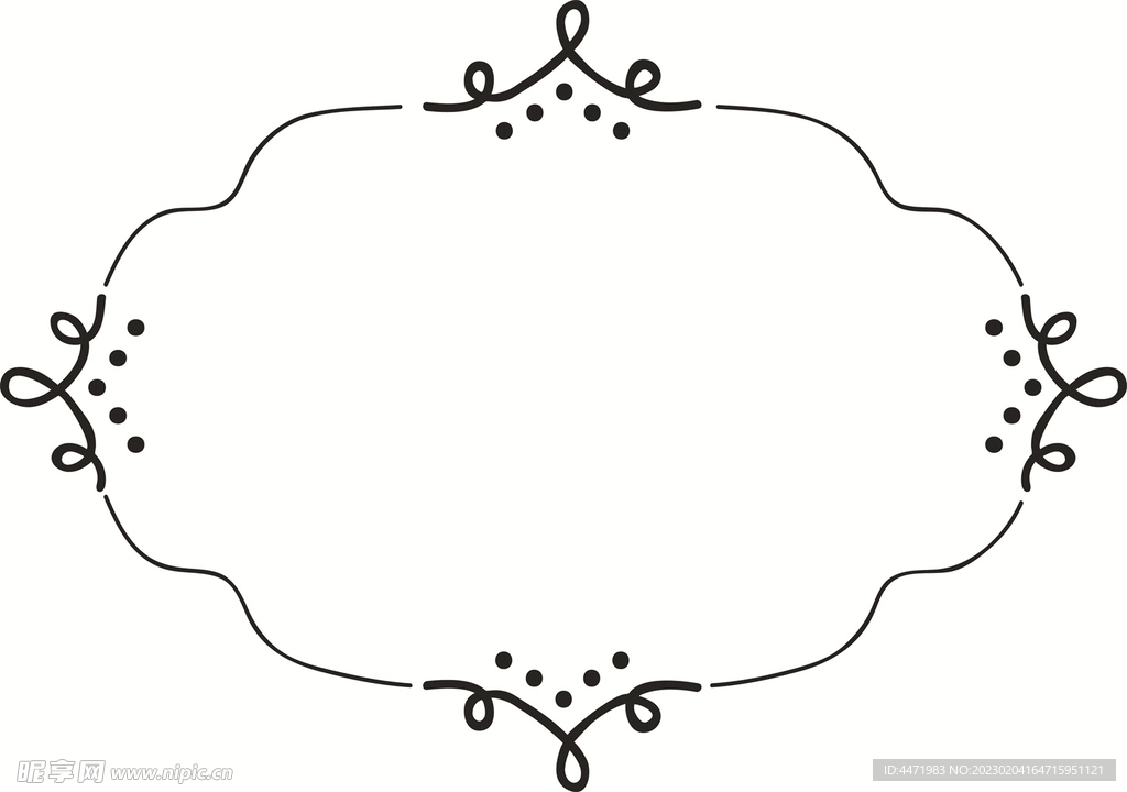线描边框