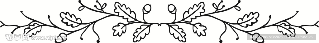 线描边纹 