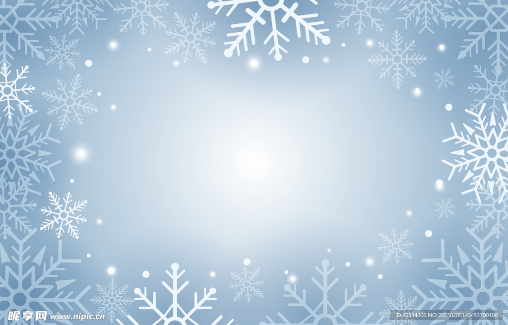雪花背景图片