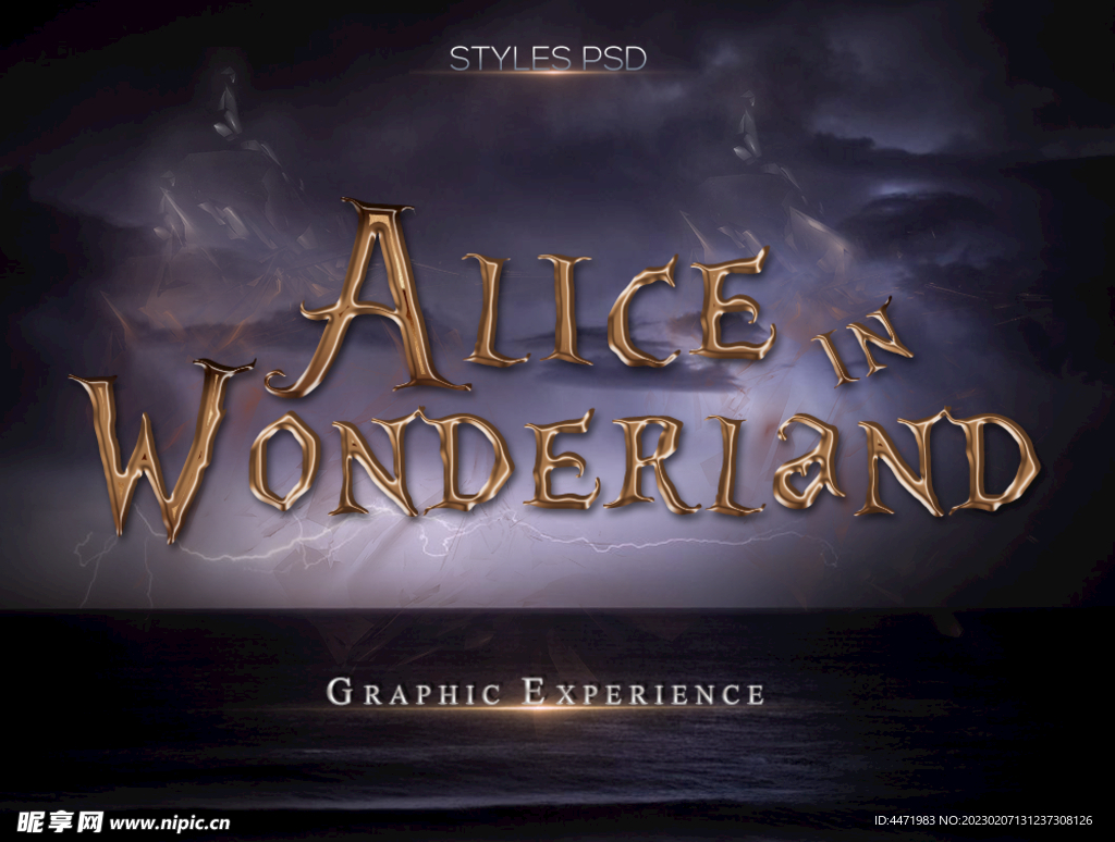 电影3D特效字体