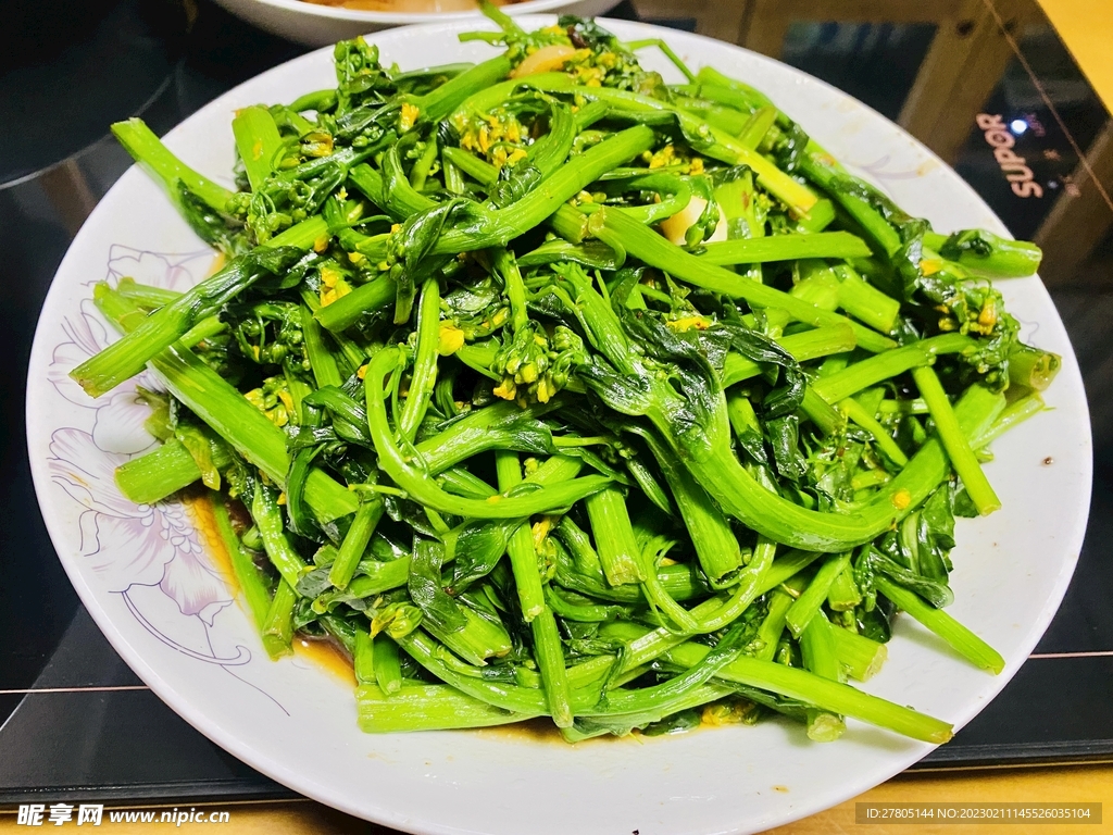 炒花菜心