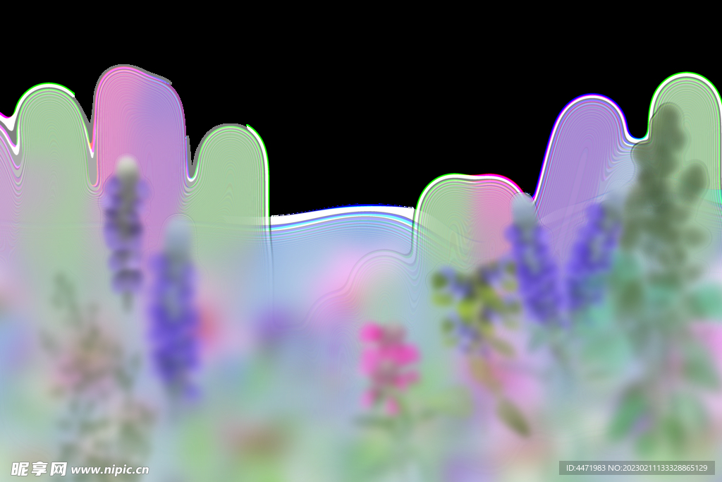 鲜花背景溶图 