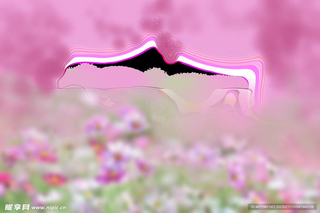 鲜花背景溶图 