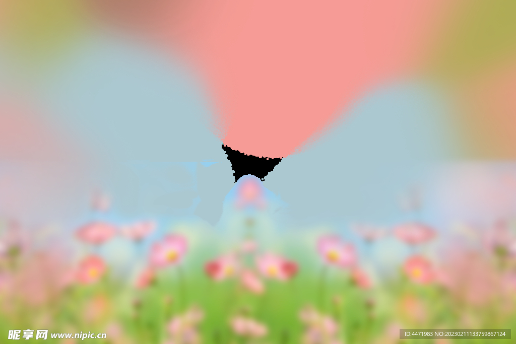鲜花背景溶图