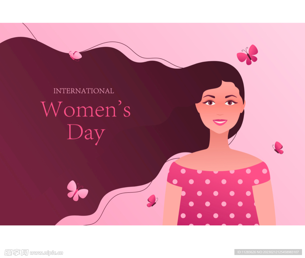 女生节插画