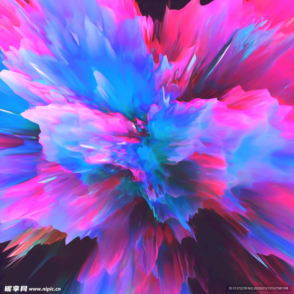 酸性色彩爆炸图片