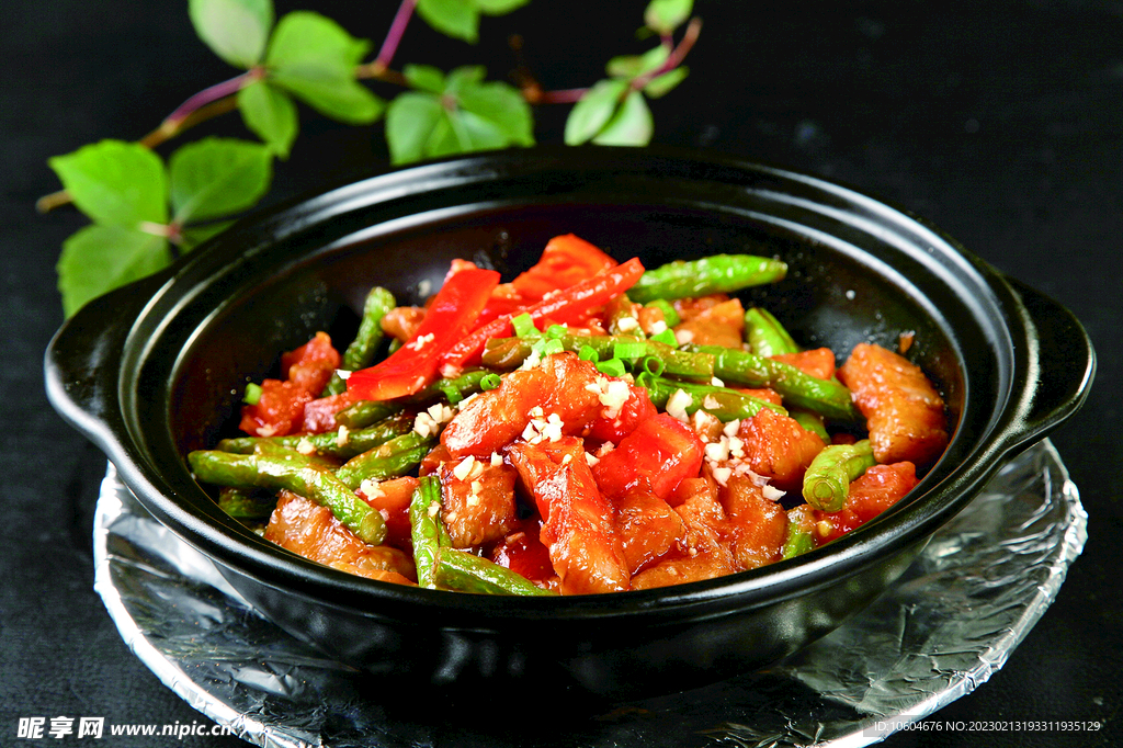 家常茄子烧豆角