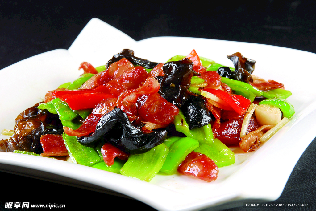 青椒炒腊味