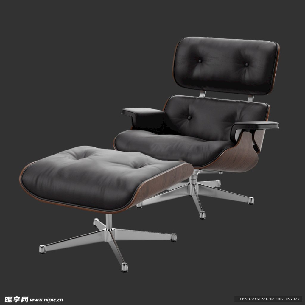C4D模型真皮沙发