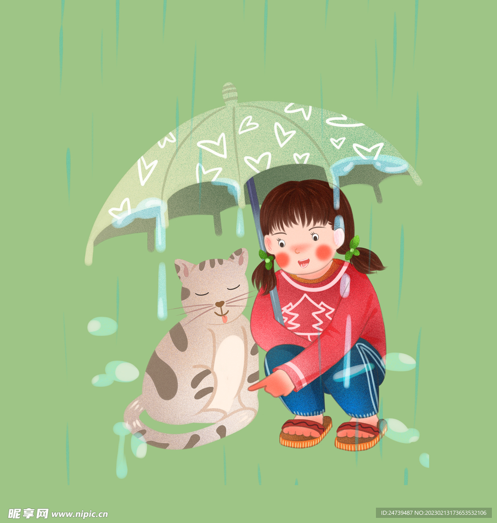 雨水素材