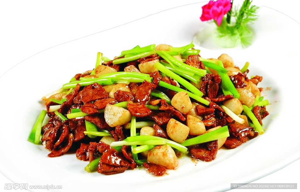 大蒜炒羊肉