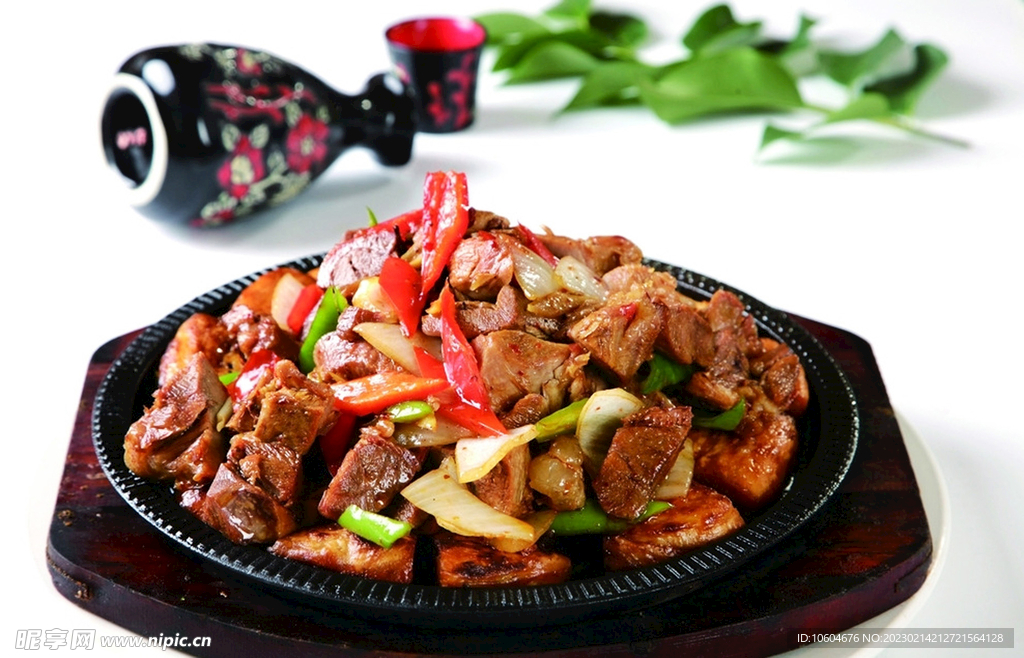 香米焖羊肉