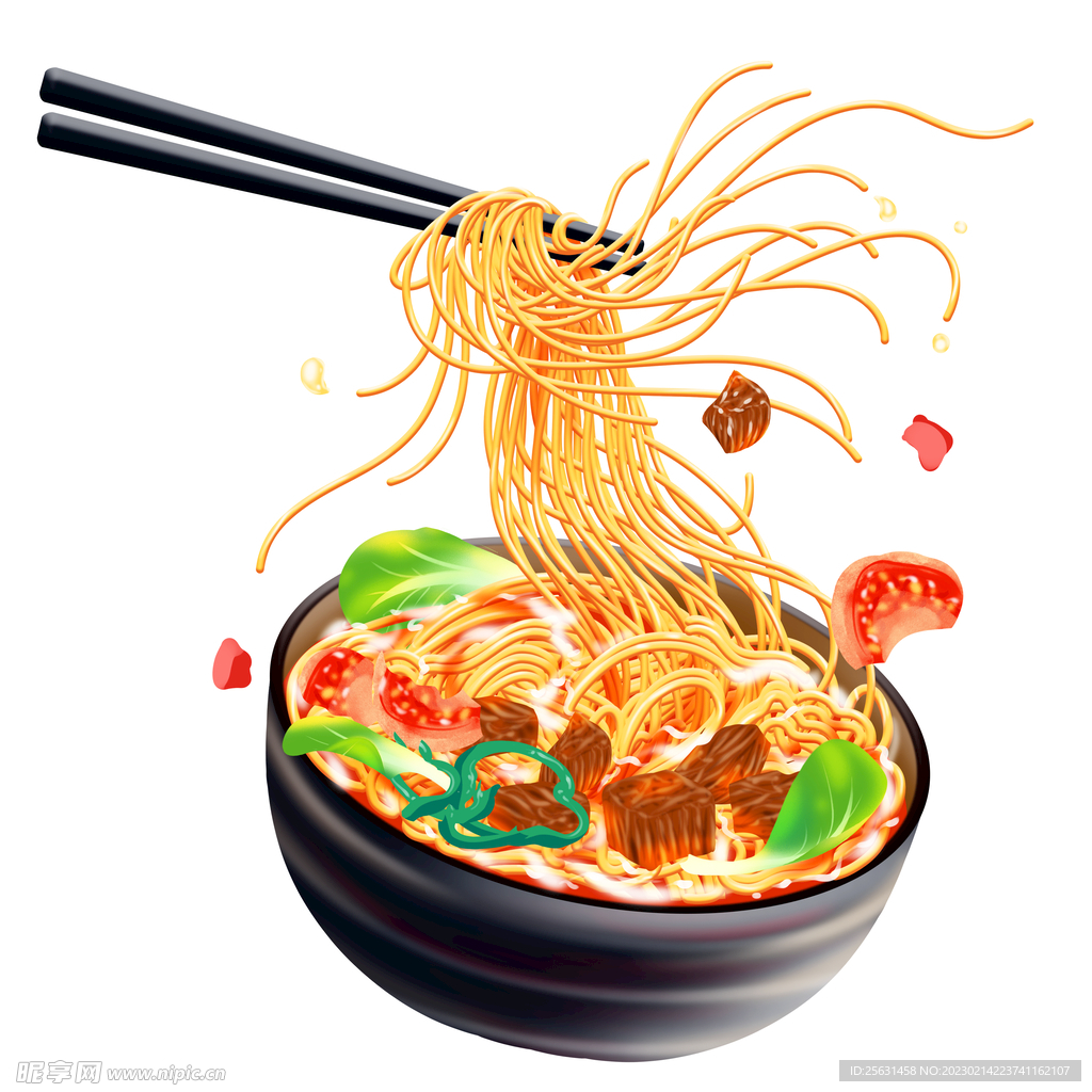 牛肉面素材