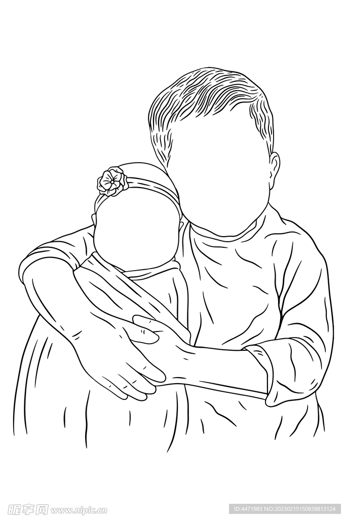 兄弟插画 