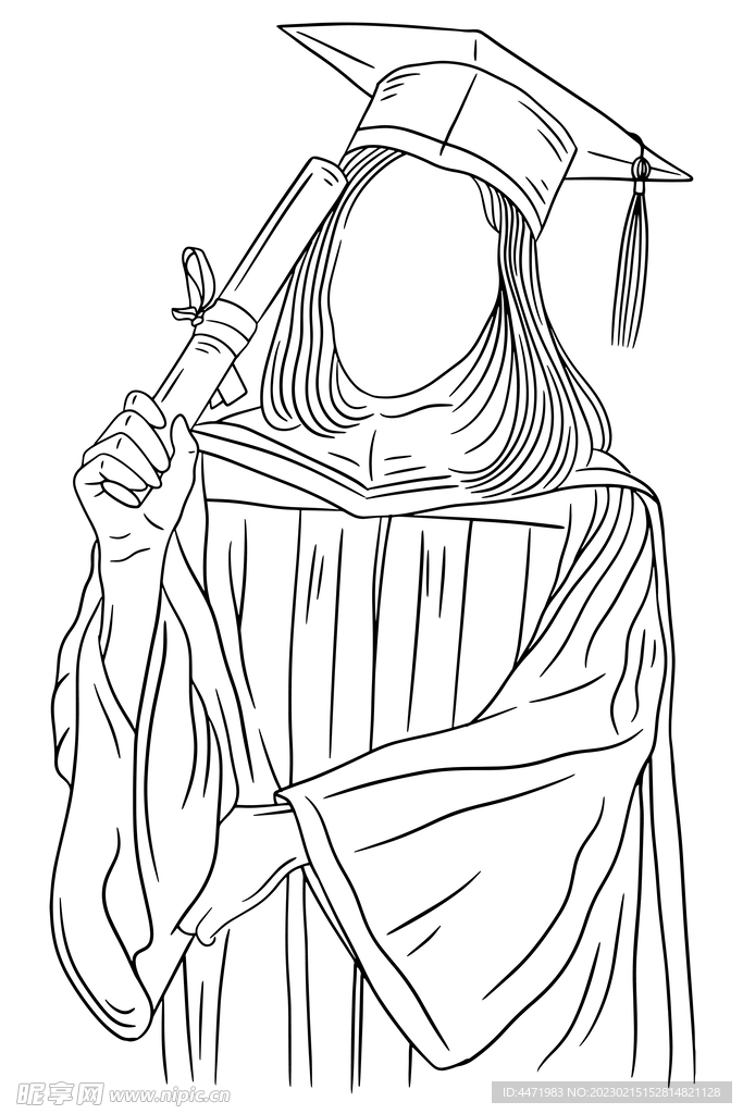 学士服学生 