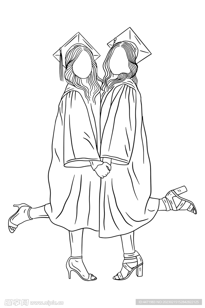 学士服学生