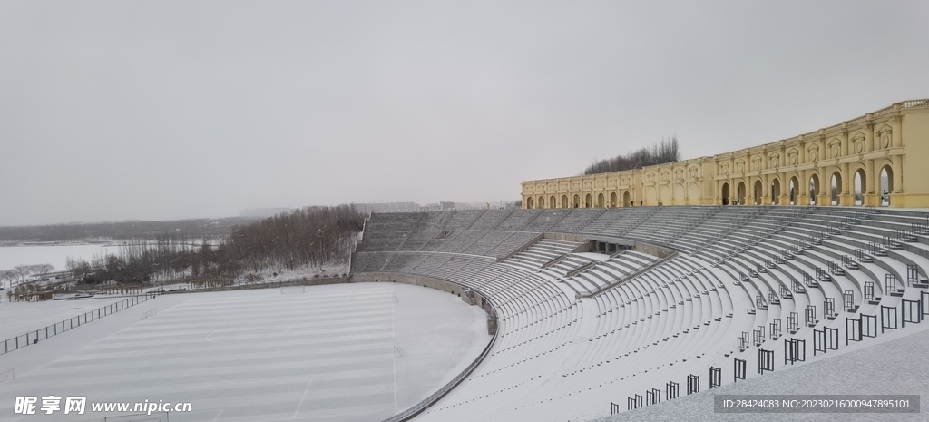 览山公园   雪景