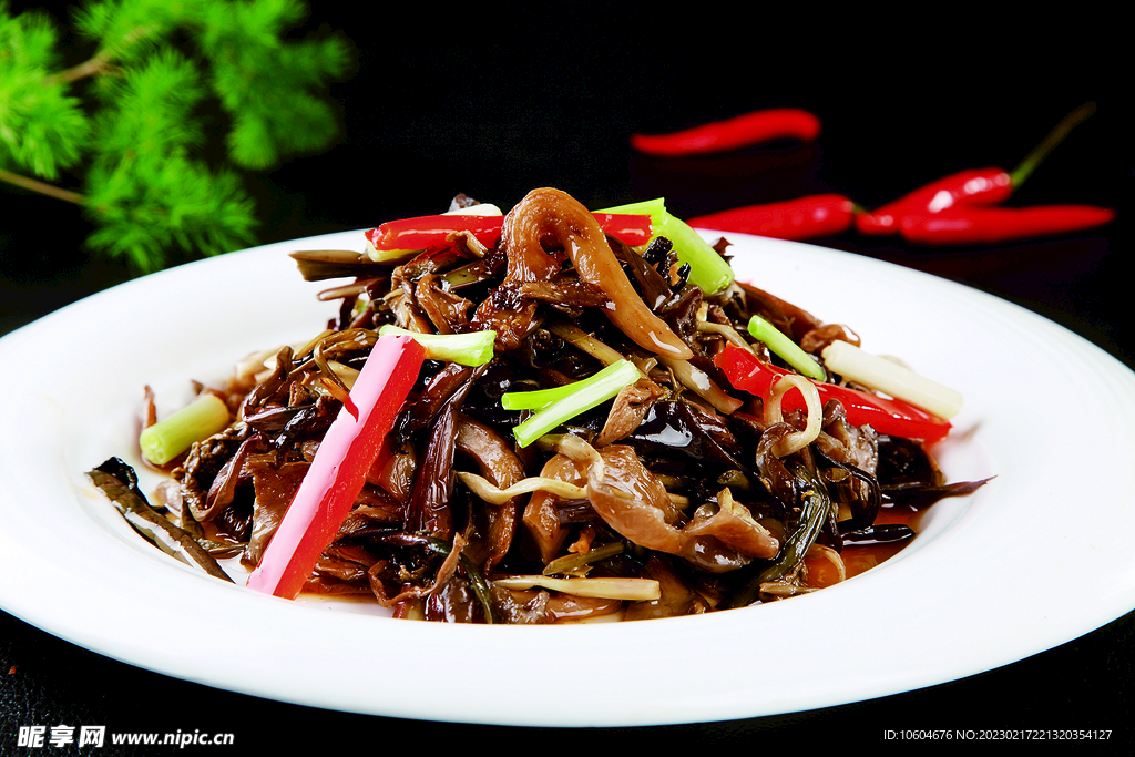 小炒什锦野菜