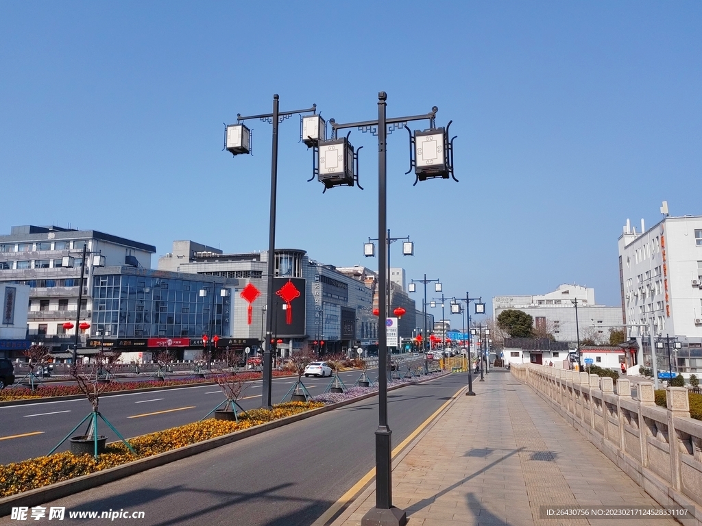 苏州街道路灯