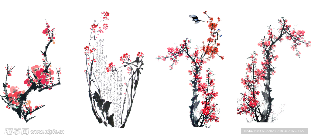 国风梅花