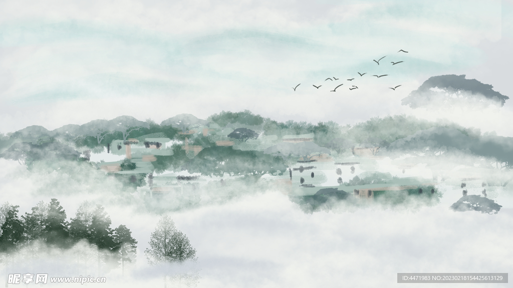 水墨背景
