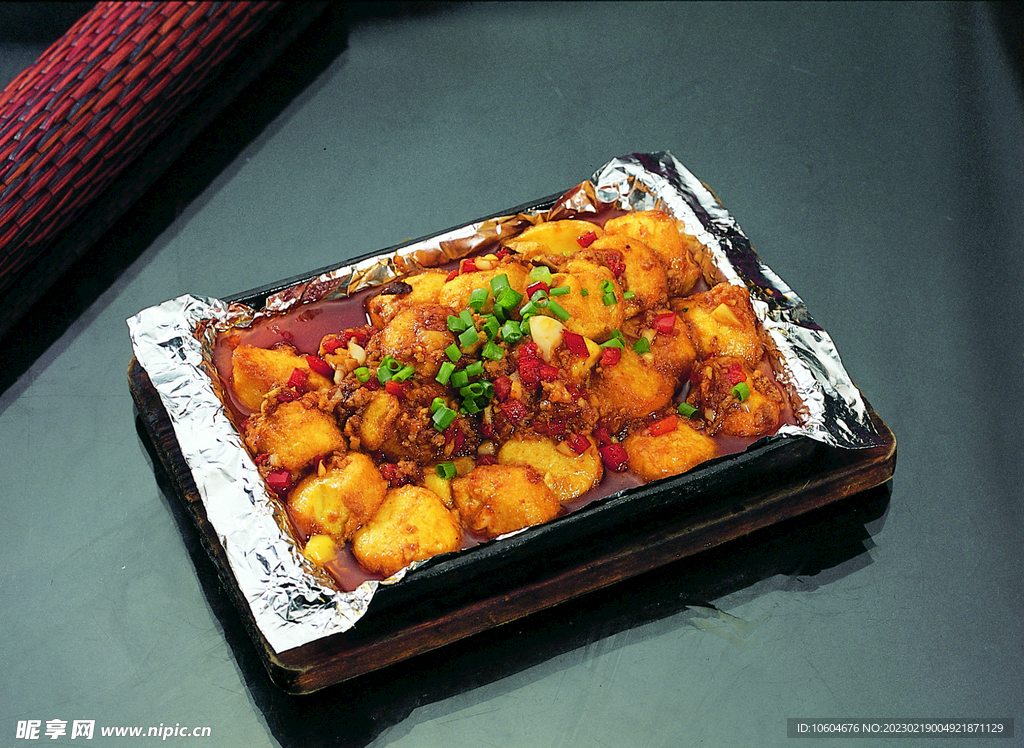 铁板玉豆腐