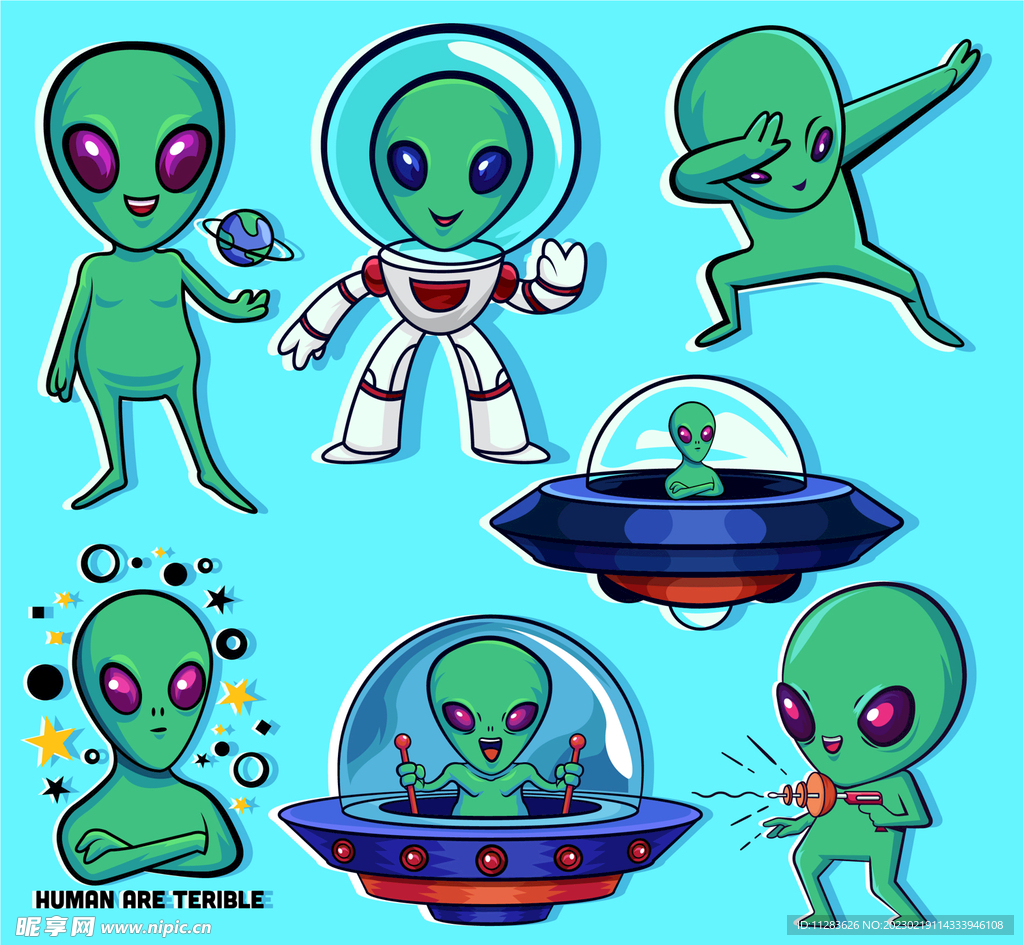 外星人插画