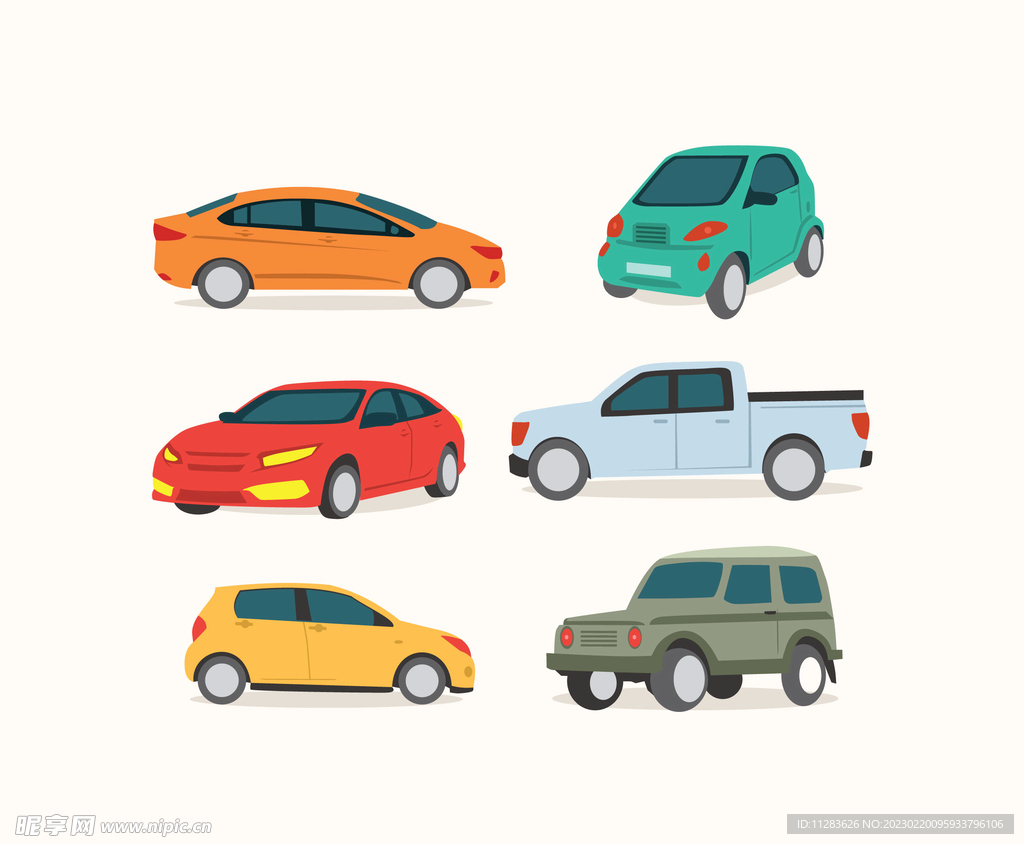 卡通小汽车