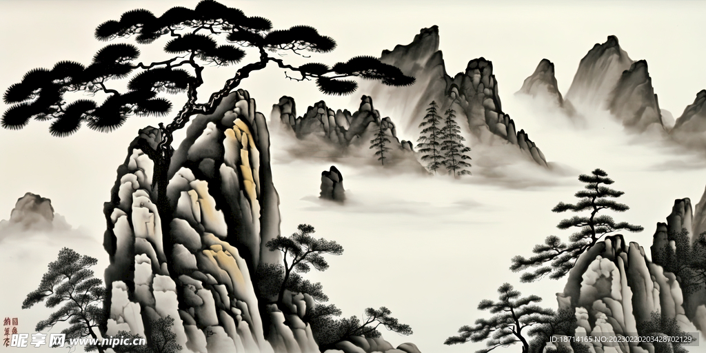 国画山水