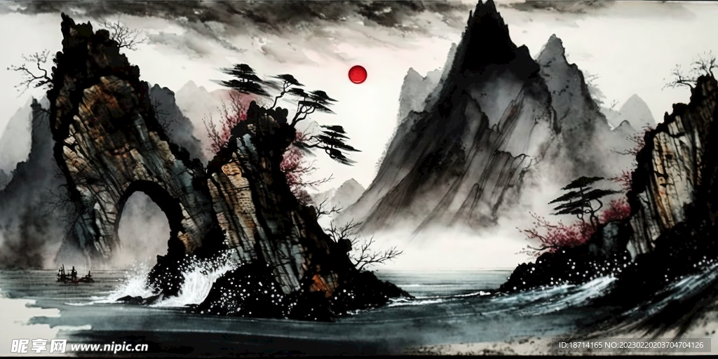 国画山水