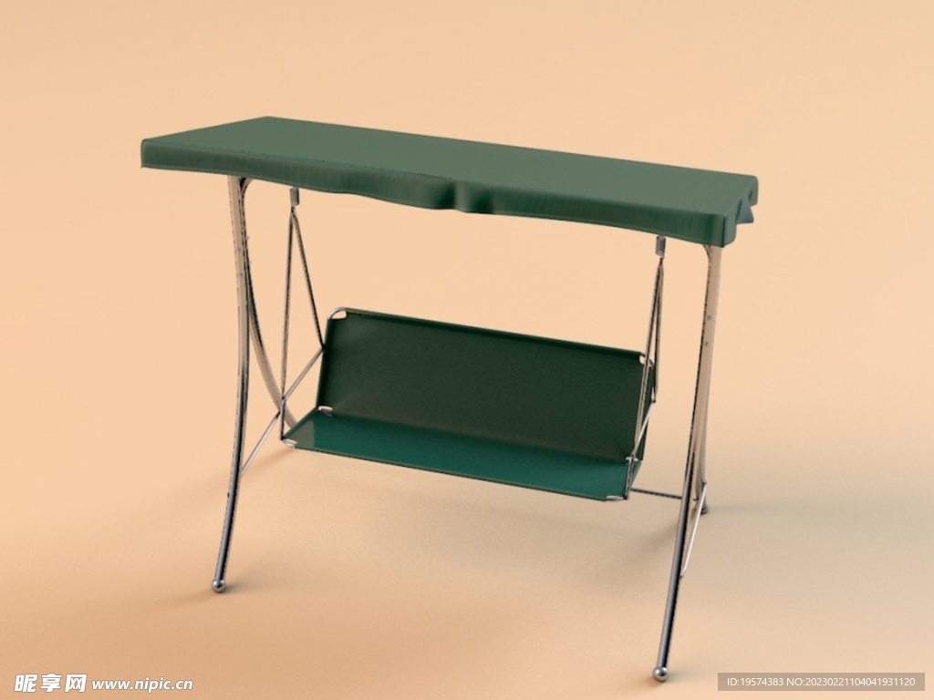 C4D模型 秋千椅