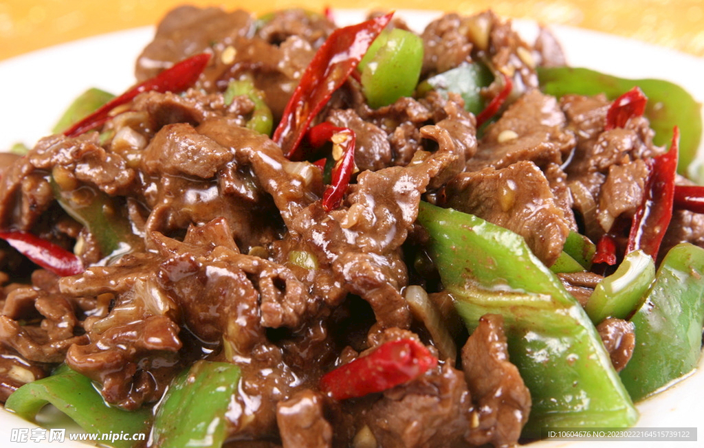 青椒炒牛肉