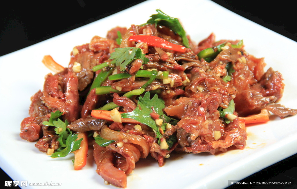 撕牛肉